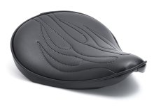 Solo Seat Small Black Flamed Extra Thin