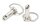 Kofferbefestigungs-Kit H-D Tourer OEM 90834-95