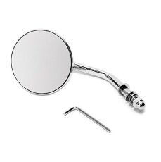 Custom Mico Mirror round 3" chrome