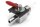 Mini Benzinhahn Red Handle 1/4" NPT gerade 6mm Schlauchanschluss