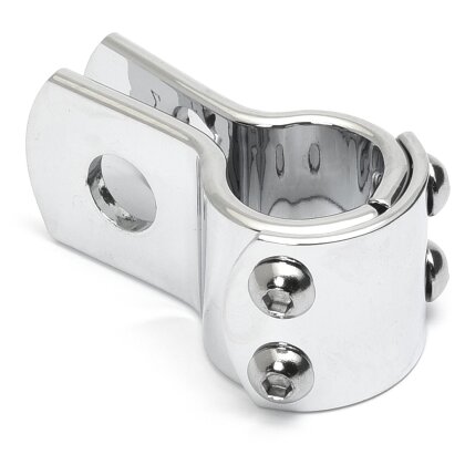 Sturzbügelklemme 7/8 Zoll (22 mm) chrom Rahmenklemme Lenkerklemme
