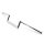 Lenker "Flat Zed", 1" Zoll, chrom mit Kerbe