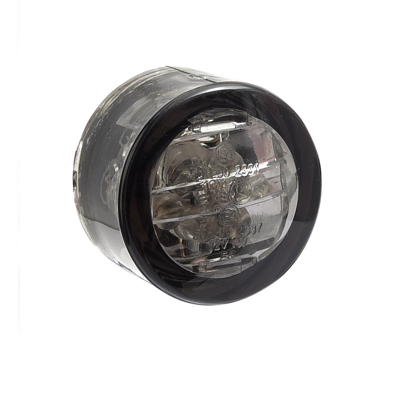 NEU Universal LED-Nummernschildbeleuchtung E-geprüft rund verchromt D 12 mm