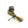 Micro Indicator LED Circular Smoke 18 mm, ECE
