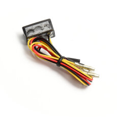 Micro Taillight LED Ribbon Smoke 24 x 11 mm, ECE