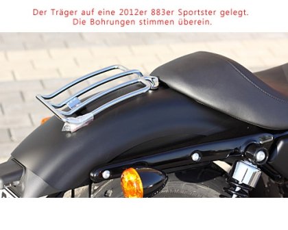 Gepäckträger Chrom - Harley Sportster ab 04