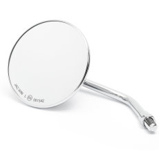 Custom Mirror round 4"10cm chrome with E-mark, for Japanese Motorcycles