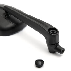 Custom Mirror Hellacoper Adjustable black with E-mark, Set