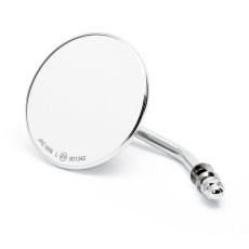 Custom Mirror round 4/10cm chrome with E-mark, for...