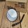 Custom Mirror round 4"/10cm black with E-mark, for Harley-Davidson®