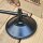 Custom Mirror round 4"/10cm black with E-mark, for Harley-Davidson®