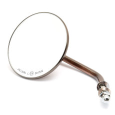 Custom Mirror round 4"/10cm copper with E-mark, for Harley-Davidson®