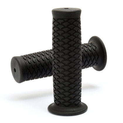 Megalon Fish Scale Griffe schwarz 22 mm
