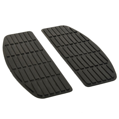 Trittbrettgummis Rectangular schwarz