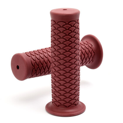 Megalon Fish Scale Grip Set oxblood red 1 inch