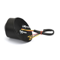 Single Tail Rücklicht LED Schwarz / Smoke, ECE