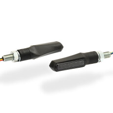 3in1 LED-Blinker mit Rück-Bremslicht-Kombination Schwarz, ECE