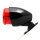 Mini-Rücklicht Schwarz / Rot, ECE