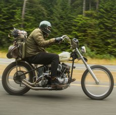 Biltwell Motorcycle Sissybar-Bag EXFIL-80 OD green