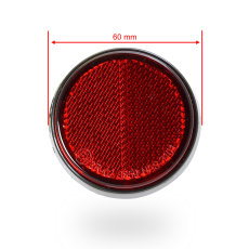 Reflector Circular Red 60 mm
