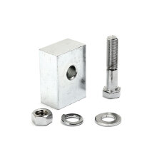 Headlight Mounting Block 3/8" - 24 UNF thread chrome