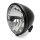 6,5" Headlamp Springer Style black Clear Lens, ECE