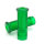 Anderson Style Griffe kurz transparent grün