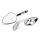 Custom Mirror Desert Rider chrome with Clamp, E-mark