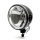 5,5" Scheinwerfer Grooved mit LED Standlichtring Bottom-Mount-Gehäuse schwarz Klarglas, ECE