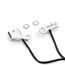 Mini LED Blinker Set Lenkerarmatur für Harley Softail 96-14, Dyna 96-17, Sportster 96-13, chrom, ECE