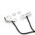Mini LED Blinker Set Lenkerarmatur für Harley Softail 96-14, Dyna 96-17, Sportster 96-13, chrom, ECE