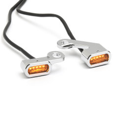 Mini LED Blinker Set Lenkerarmatur für Harley Softail ab...