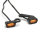 Mini LED Blinker Set Lenkerarmatur für Harley Softail ab 15, E-Glide FLH 09-16, schwarz, ECE