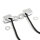 Mini LED turn signal for handlebars switch of Harley with hydraulic clutch, chrome, ECE