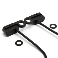 Mini LED Blinker Set Lenkerarmatur für Harley mit hydraulischer Kupplung, schwarz, ECE