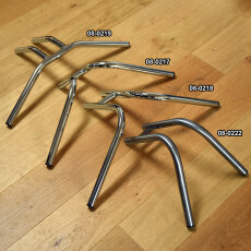 Handlebars "Pasadena Style", 1" inch, chrome