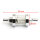 Benzinfilter 1/4" High Flow Chrom mit Glas