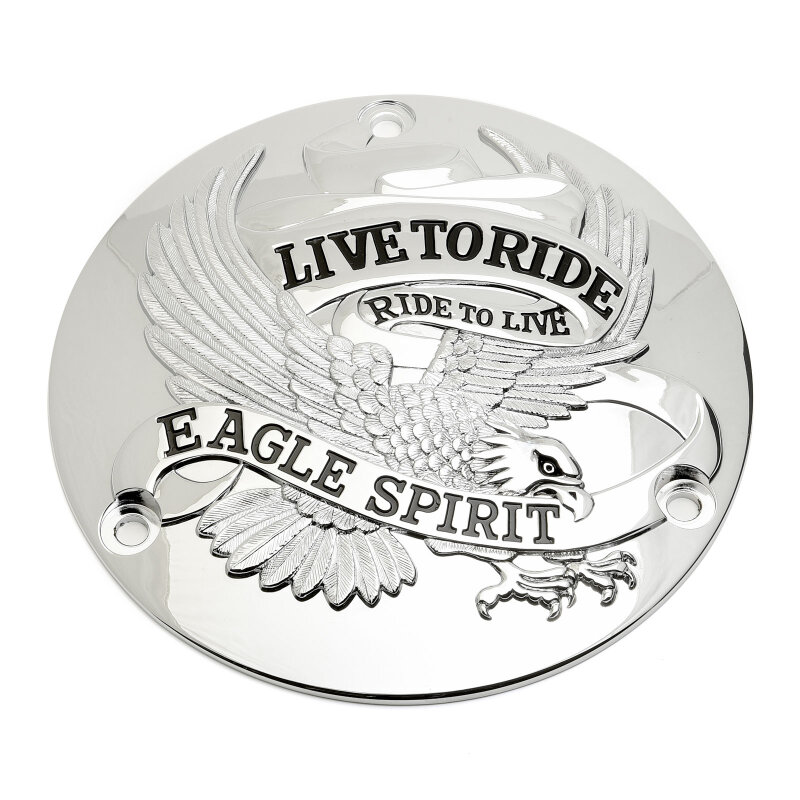 Clutchcover Live to Ride, Ride to Live - Harley Evo, Shovel Big