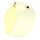 Bubble Visor Light Yellow Open Face Helmet Visor