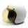 Bubble Visor Light Yellow Open Face Helmet Visor