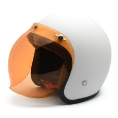 Bubble Visier orange für Open-Face Helme, Light Orange