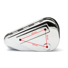Toolbox Teardrop Style Chrom left side