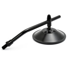 1 Paar Custom Spiegel rund 4"/10cm schwarz mit E-Zulassung, für japanische Motorräder