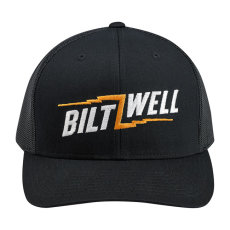 Biltwell Cap Bolts 2 Snap Back - Black/White/Orange