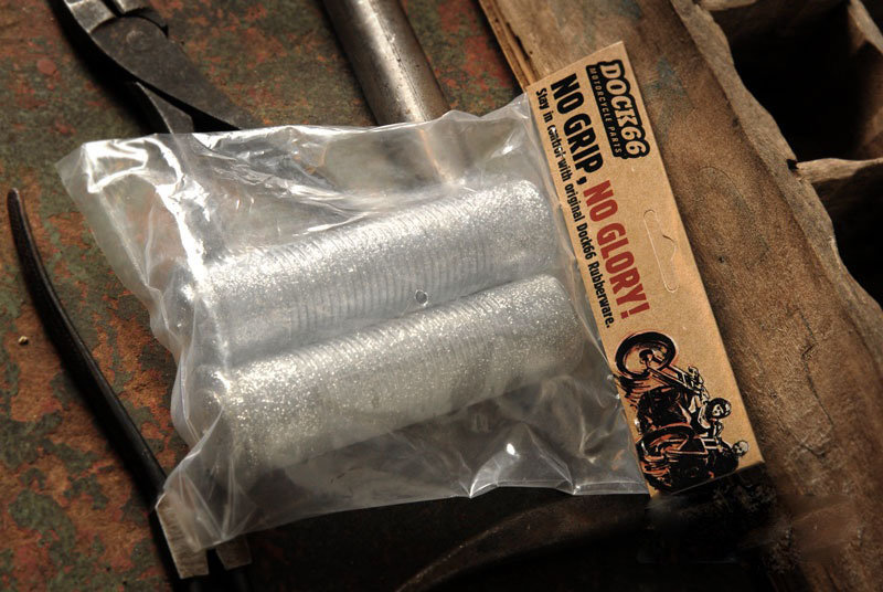 Anderson style pinzamientos Metalflake plata 25,4mm para Harley grips Silver 1" 