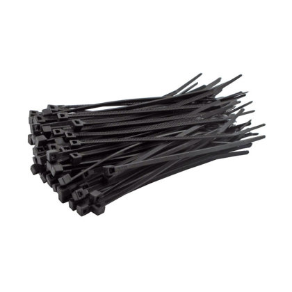 Kabelbinder 100 Stück 8 (20 cm) schwarz