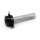 Gasgriff Klemme Doppelzug 22 mm schwarz mit Metall Drehhülse
