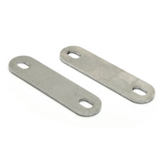 Flat Steel Tabs (2 pc) 3x25x100mm universal brackets for...