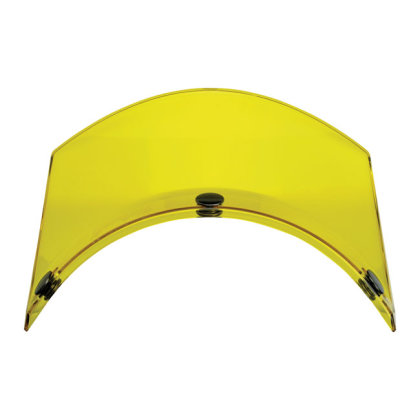 Biltwell Moto Visor Helm transparent gelb Schirmchen 