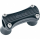 2" Biltwell riser Thunder black with certificate for 1" handlebars